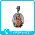 Top Quality Christianity Jewelry Blessed Virgin Mary Pendant Religious Accessories Stainless Steel Jewelry